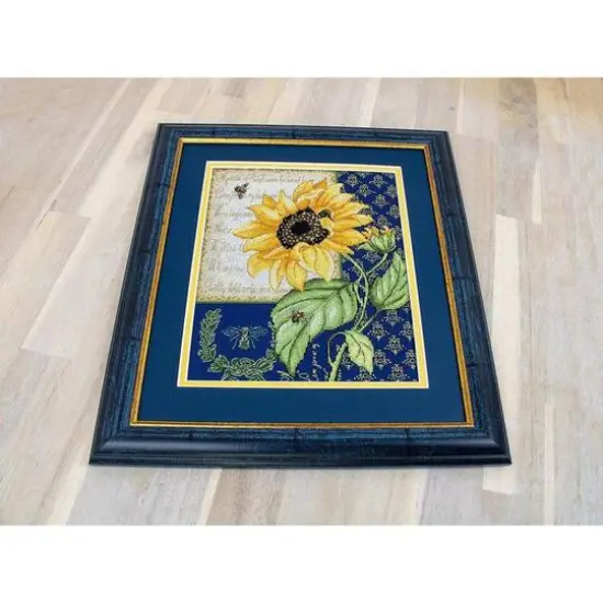 LetiStitch Sunflower Melody Counted Cross Stitch Kit {10}