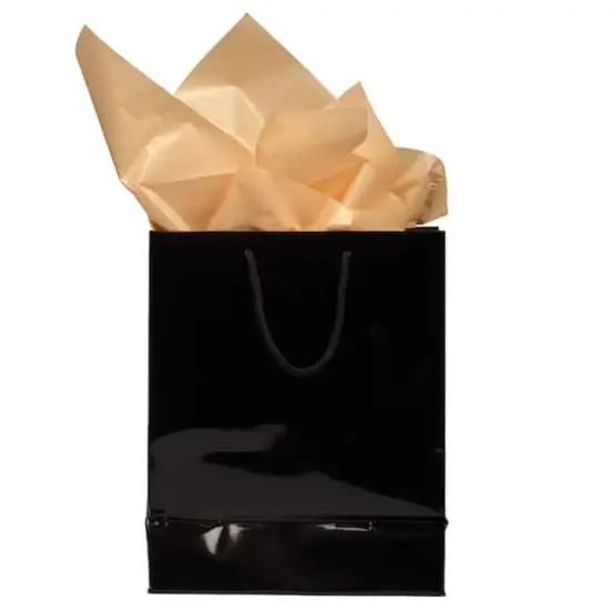 JAM Paper Shimmer Tissue Paper, 3 Sheets Light gold/peach {6}