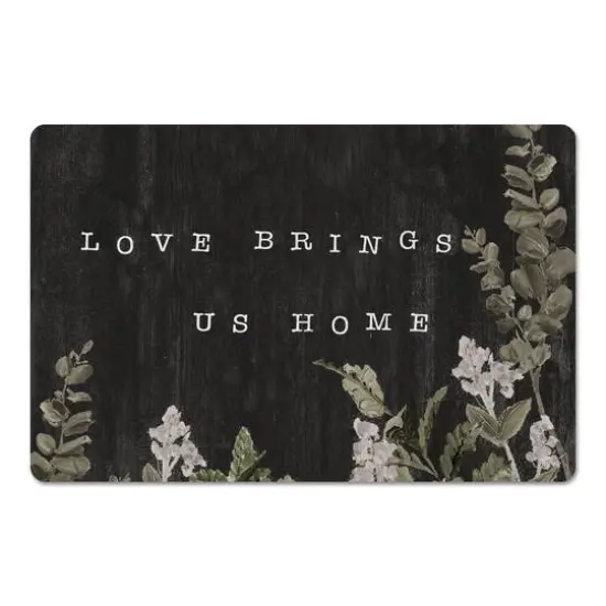 Love Brings Us Home Floor Mat, 18" x 27" {1}