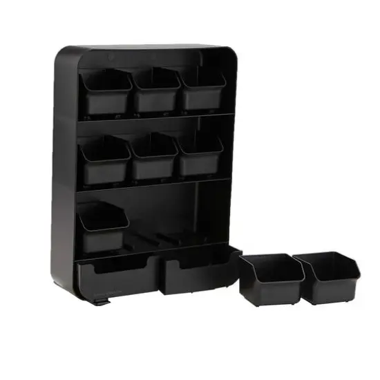 Mind Reader Black Tea Bag holder and Condiment Organizer {14}