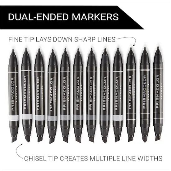 Prismacolor&reg; Premier&reg; Cool Grey Dual-Ended Art Markers, 12ct. {3}