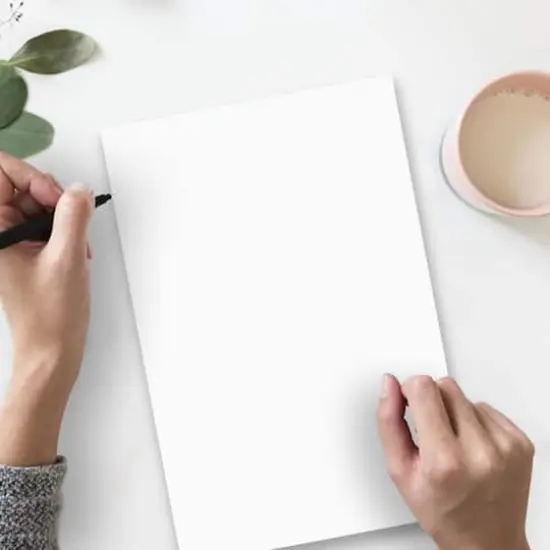 JAM Paper White Wove Strathmore 8.5" x 14" 80lb. Cardstock, 50 Sheets Bright {4}