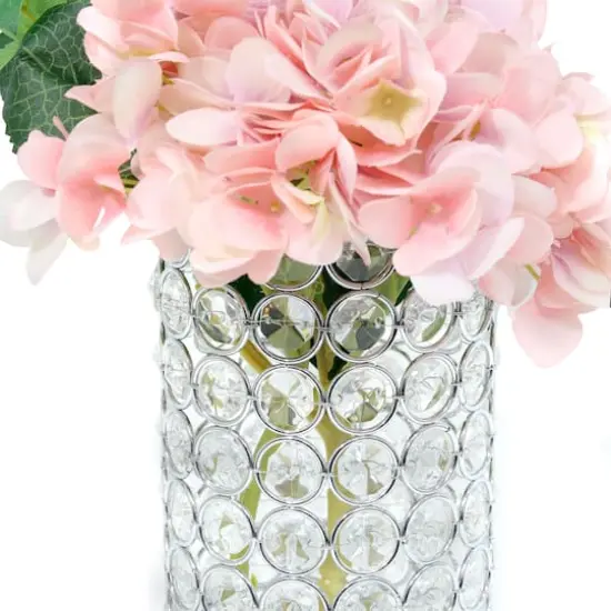 Elegant Designs&trade; 11" Chrome Crystal Decorative Vase {7}