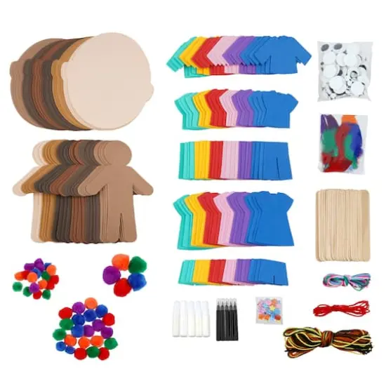 Diversity Foam People Craft Kit by Creatology&trade; {4}