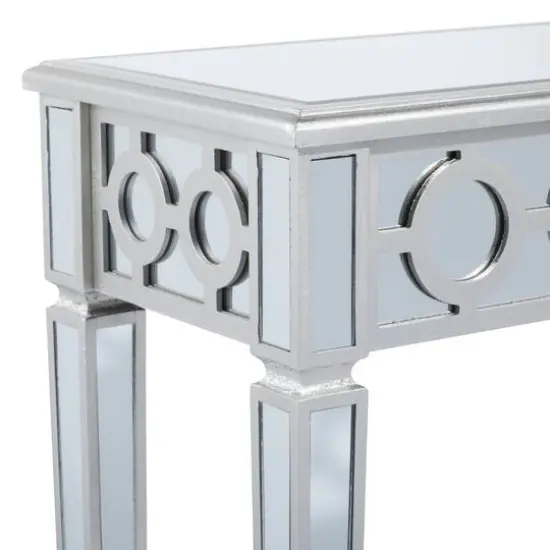 Silver Glam Wood Console Table, 32" x 47" {6}