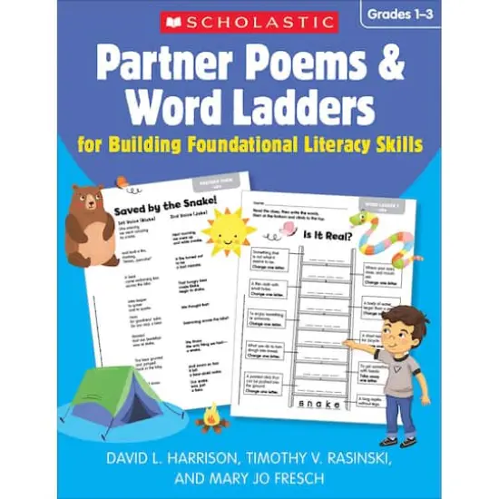 Scholastic Teaching Resources Partner Poems & Word Ladders for Building Foundational Literacy Skills: Grades 1&ndash;3 {1}