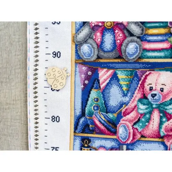 MP Studia Height Chart Toys Cross Stitch Kit {7}