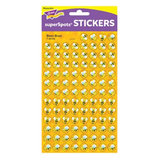 Trend Enterprises® superSpots® Bees Buzz Stickers, 6 Packs of 800ct. {4}