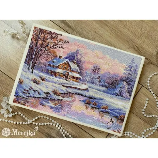 Merejka The First Snow Counted Cross Stitch Kit {5}