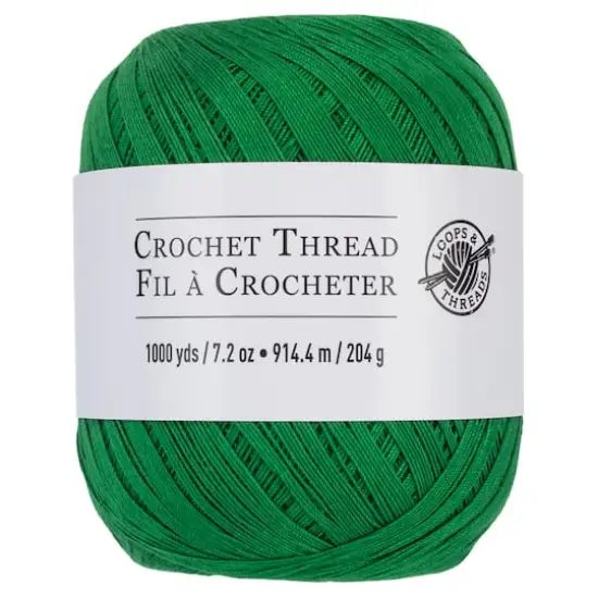 Crochet Thread by Loops & Threads&reg; Green {1}