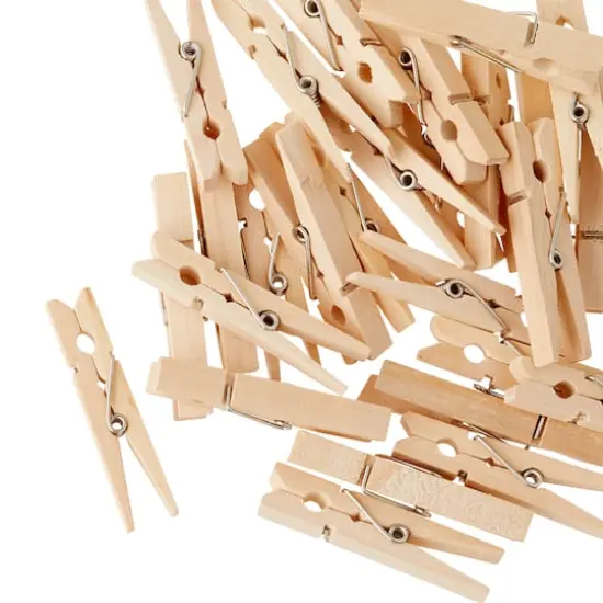 Natural Medium Clothespins by Recollections&trade;, 30ct. {3}