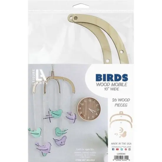Leisure Arts&reg; Birds Wood Mobile {1}