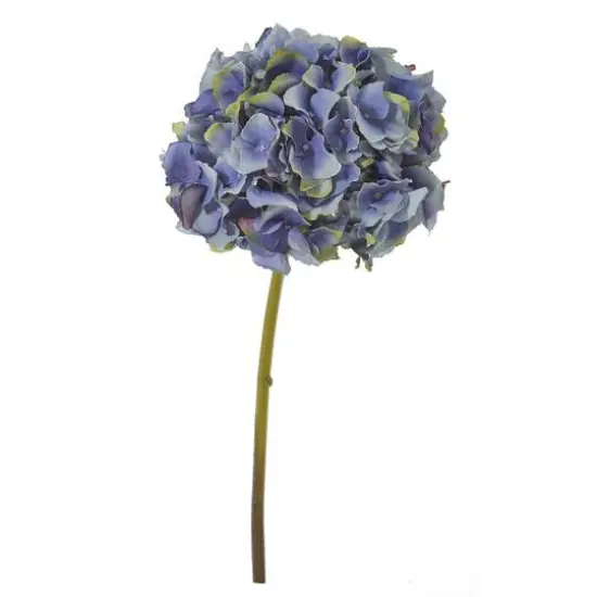 19" Hydrangea Stem, 6ct. Dark Blue {1}