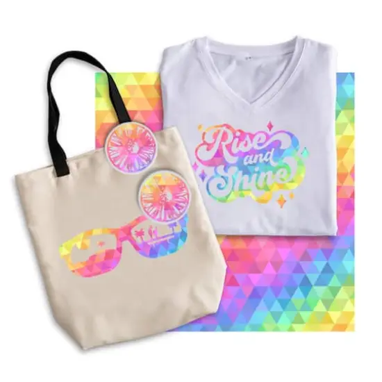 Cricut&reg; Infusible Ink&trade; Transfer Sheet Patterns, Rainbow Triangles {3}