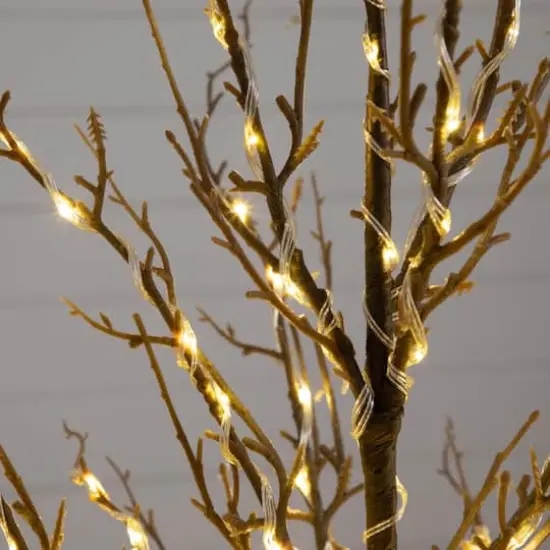 4ft. Pre-Lit LED Twig Tree {5}