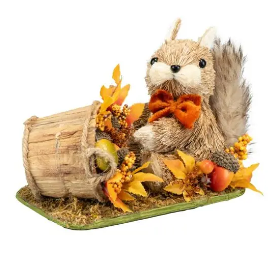 8" Squirrel with Acorn Basket Natural D&eacute;cor by Ashland&reg; {4}