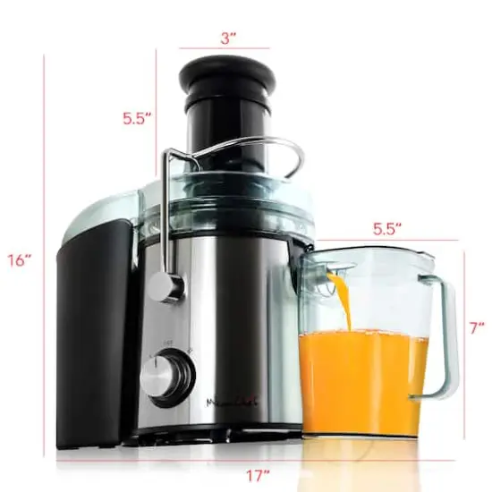 MegaChef Wide Mouth Juice Extractor Juice Machine {9}