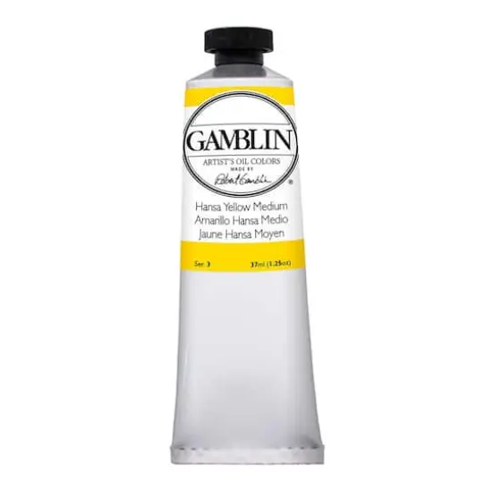 Gamblin Artist Grade Oil Colors, 37mLHansa Yellow Medium {1}
