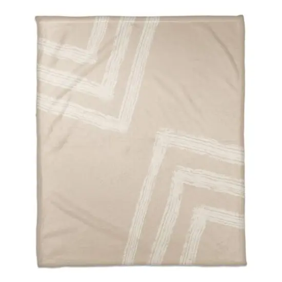 Neutral Zags Coral Fleece Blanket {1}