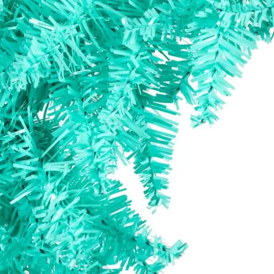 24" Unlit Aqua Fir Artificial Christmas Wreath {3}