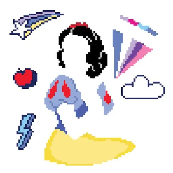 Camelot&reg; Dots Intermediate Snow White Caring POW-ER Dotz Box Diamond Painting Kit {3}