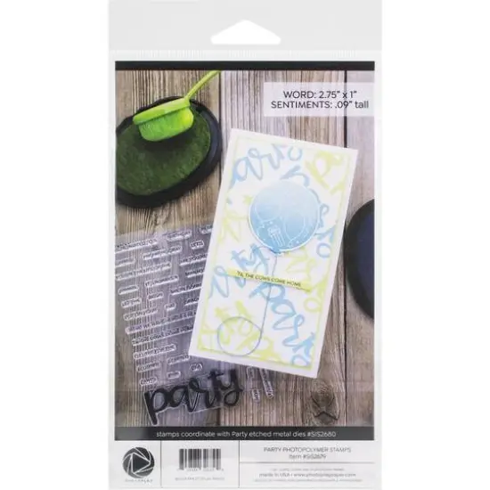 PhotoPlay&trade; Say It With Stamps&trade; Party Clear Stamps {3}