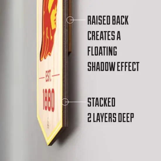 NCAA 6" x 19" StadiumView 3D Banner Georgia Bulldogs {7}