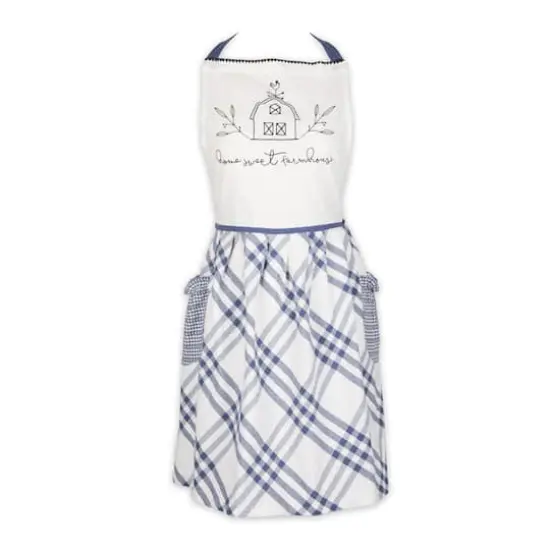 DII&reg; Home Sweet Farmhouse Apron Blue {1}