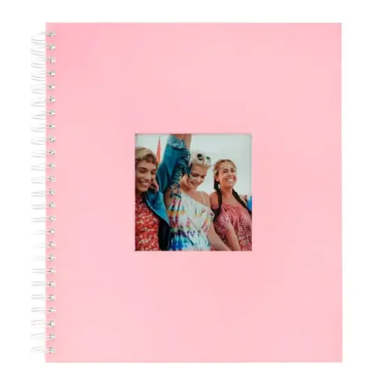 13" x 11.25" Spiral Bound Scrapbook Album by Recollections™ Pink {1}