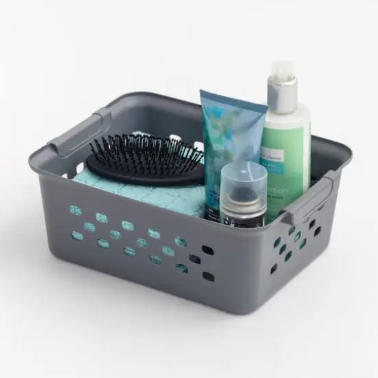 IRIS Gray Small Organizer Storage Basket, 10ct. {9}