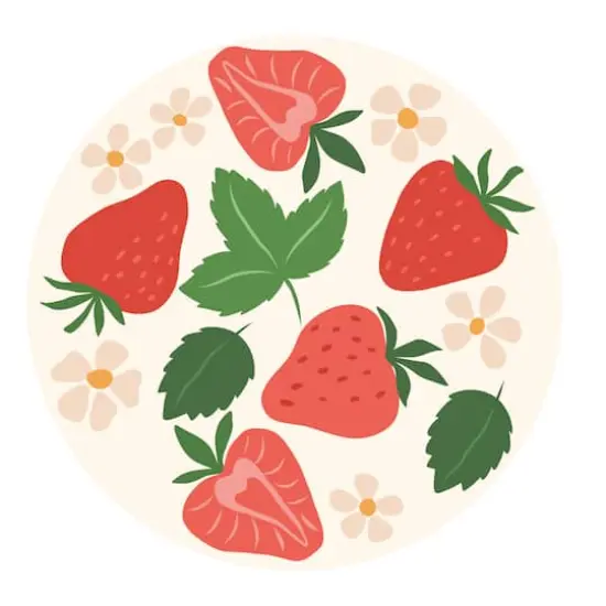 7" Fruit Round Canvas Painting Kit by Craft Smart&reg; {3}