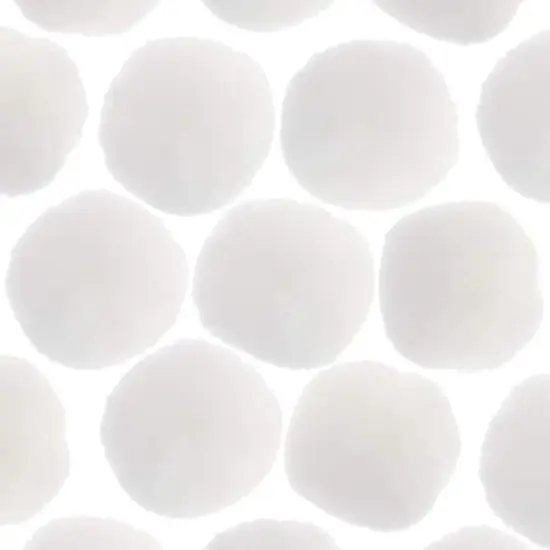 John Bead 2" Pom Poms, 50ct. White {1}