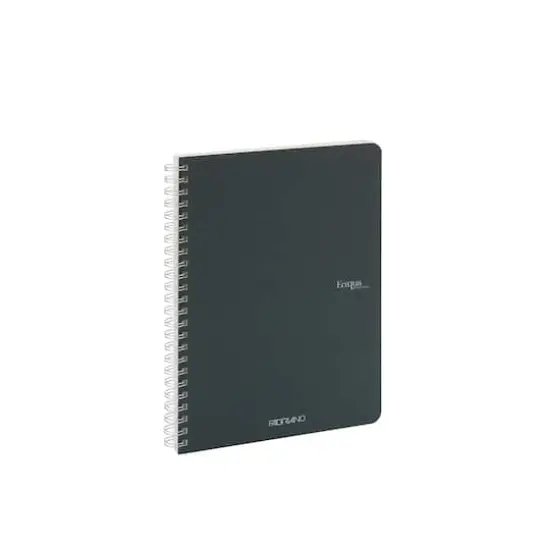 Fabriano&reg; EcoQua Spiral Bound Lined Notebook Dark Green {4}