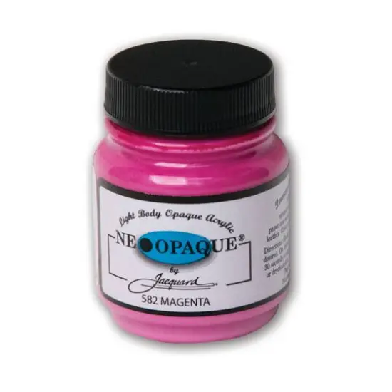 Jacquard Neopaque&reg; Acrylic Paint, 2.25oz. 582 Magenta {1}