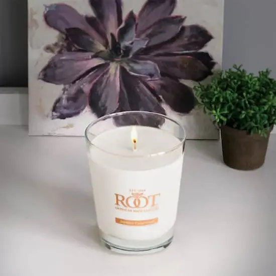 Root Candles 10.5oz. Large Scented Honeycomb Veriglass Jar Candle Japanese Cedarwood {3}