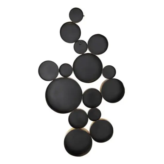 CosmoLiving By Cosmopolitan Gold Contemporary Metal Wall Mirror {5}