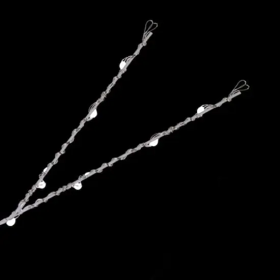 4ft. Pre-Lit White Birch Twig Artificial Christmas Tree, Pure White LED Lights {6}