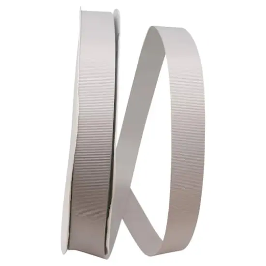 Reliant 7/8" x 100yd. Grosgrain Allure Ribbon Silver {1}