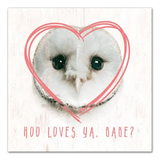 Owl Love Canvas Art {1}
