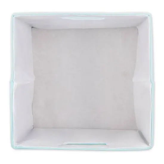 DII&reg; 13" Polyester Solid Storage Cube Robin's Egg Blue {6}