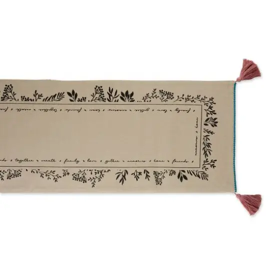 DII&reg; 72" Gather Together Embellished Table Runner {4}