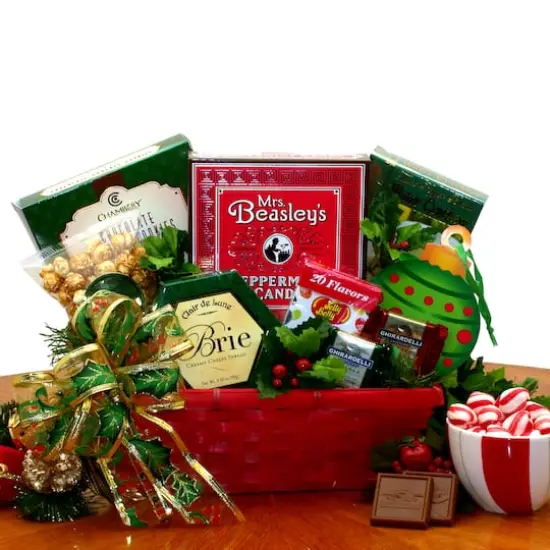 Holiday Greetings Gift Basket {1}