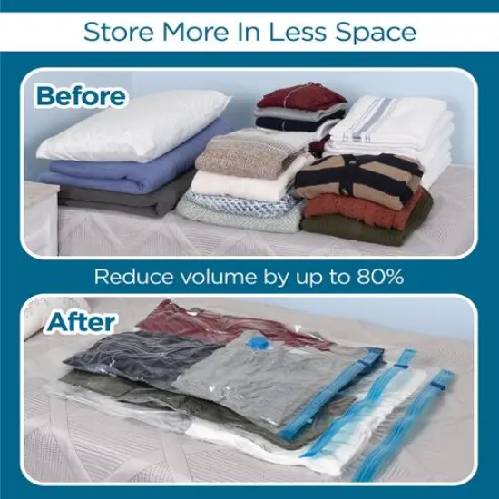 Honey Can Do Vacuum Compression Travel Storage Bag Set {7}