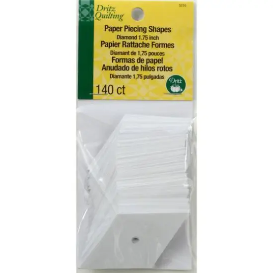 Dritz Quilting&trade; 140ct. 60 Degree Diamond Paper Piecing Shapes, 1.75" {1}