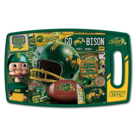 College Retro Series Cutting BoardNorth Dakota State Bison {1}