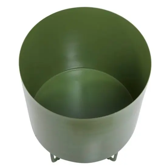 Green Modern Planter, Set of 2" 16", 13" {7}