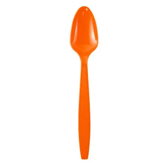 JAM Paper Plastic Spoons, 100ct. Orange {1}