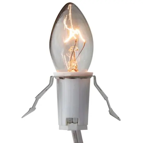 Christmas Village 6ft. White Replacement C7 Single Light Cord {3}