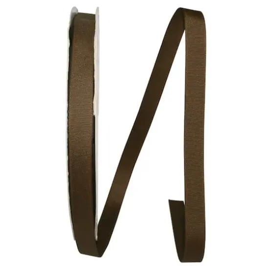 Reliant 3/8" x 100yd. Grosgrain Ribbon Brown {1}