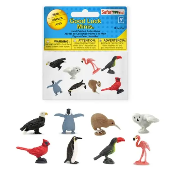 Safari Ltd&reg; Good Luck Minis&reg; Birds Fun Pack {3}